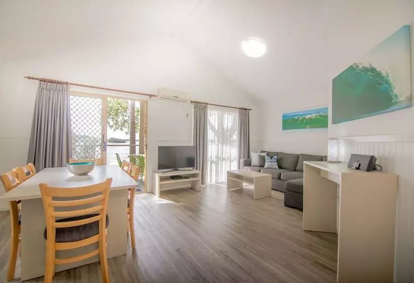 Villa 1 Makuuhuone, Nrma Blue Dolphin Yamba Holiday Resort