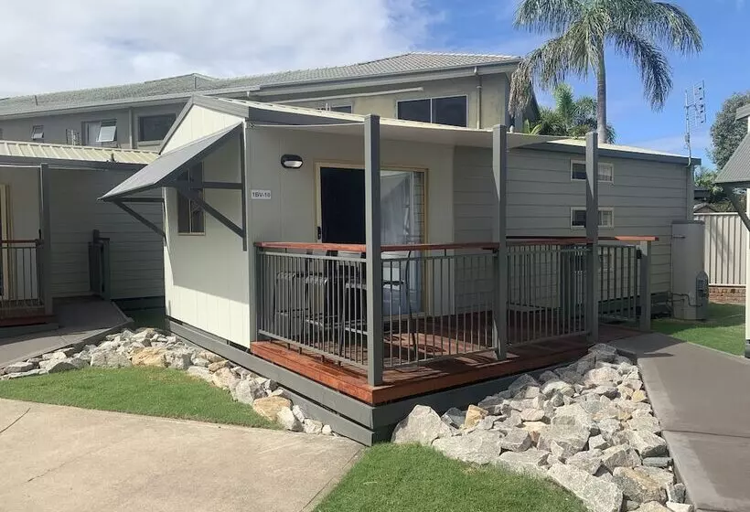 Villa 1 Makuuhuone, Nrma Blue Dolphin Yamba Holiday Resort