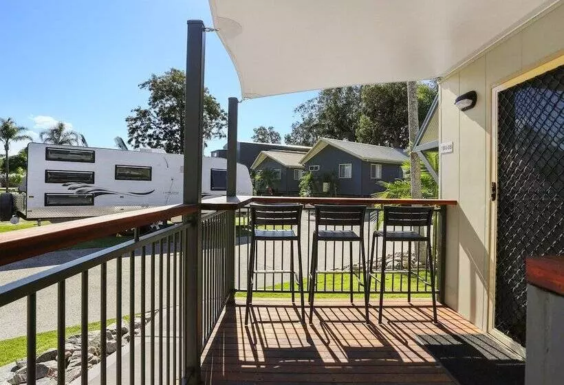 Villa 1 Makuuhuone, Nrma Blue Dolphin Yamba Holiday Resort