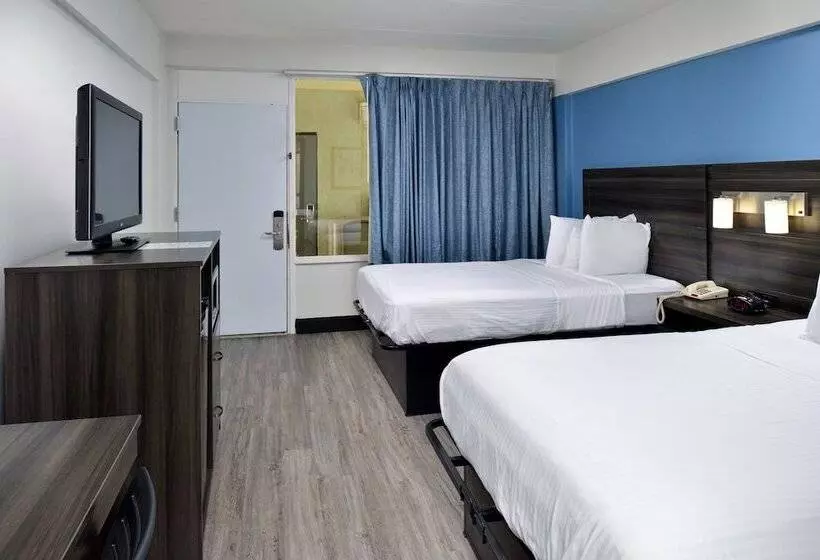 ２ダブルベッドのスタンダードルーム, Surestay Hotel By Best Western Virginia Beach Royal Clipper
