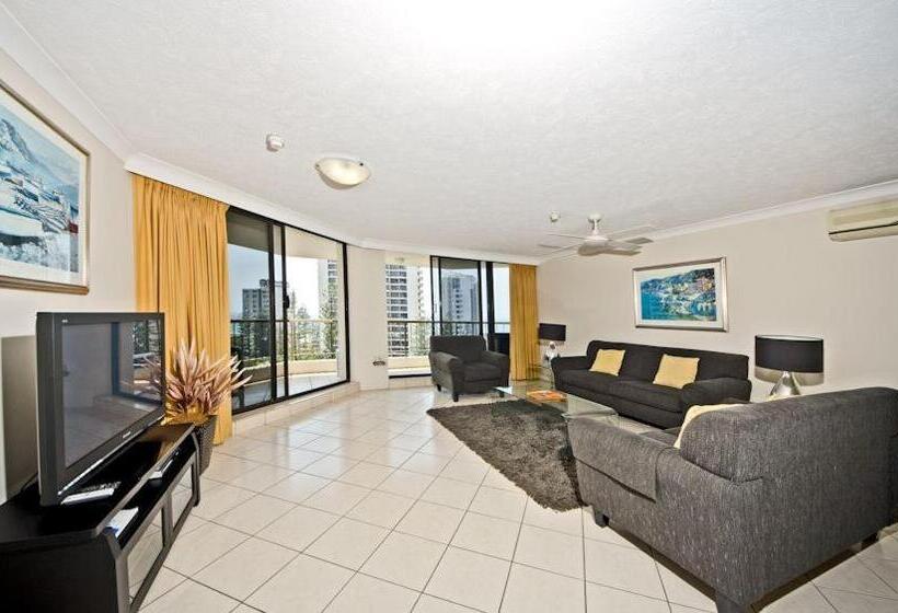 شقة غرفتين مطلة على البحر, Genesis Apartments By Gold Coast Premium