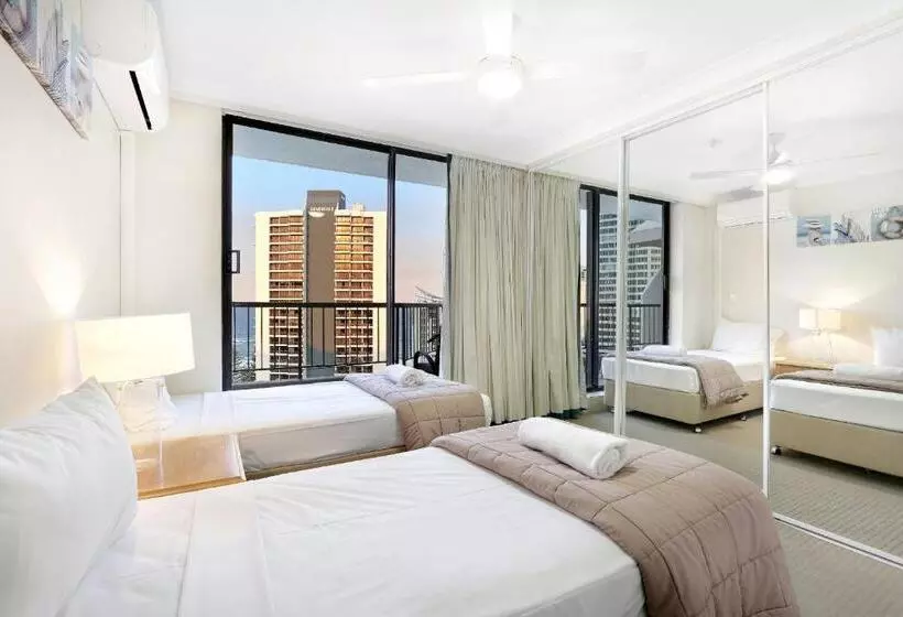 آپارتمان 2 خوابه با چشم‌انداز دریا, Genesis Apartments By Gold Coast Premium