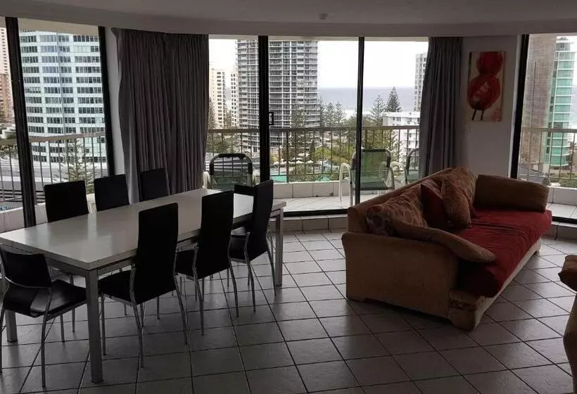 آپارتمان 3 خوابه با چشم‌انداز دریا, Genesis Apartments By Gold Coast Premium
