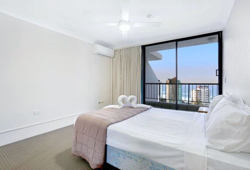 شقة غرفتين مطلة على البحر, Genesis Apartments By Gold Coast Premium