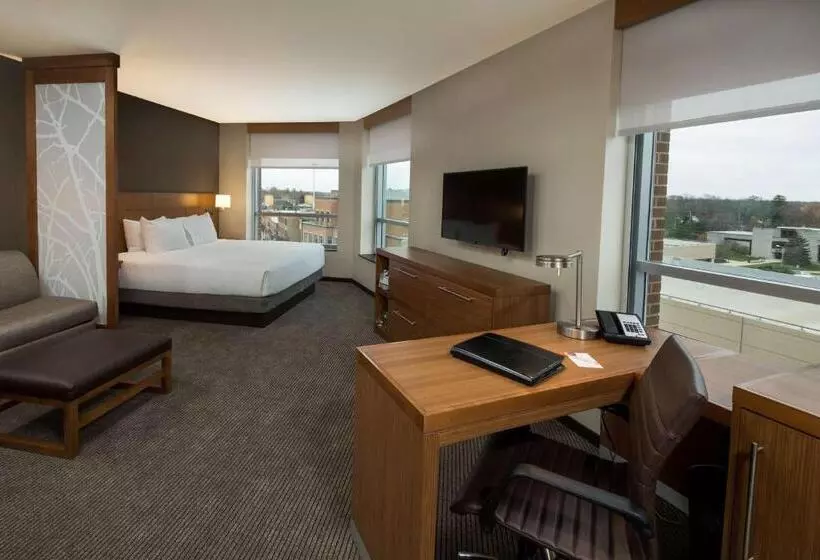 キングサイズベッドのスタンダードルーム, Hyatt Place Bloomington / Normal