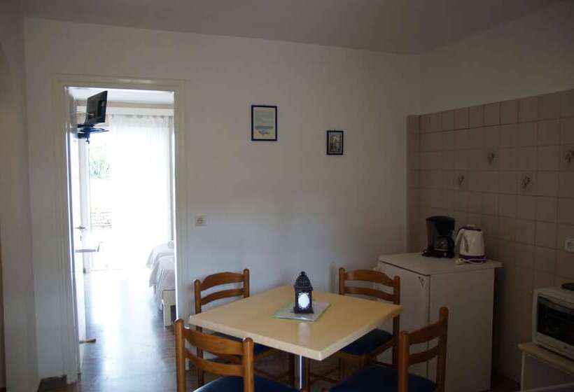 침실 1개 가든 전망 아파트, Akti Anastasia