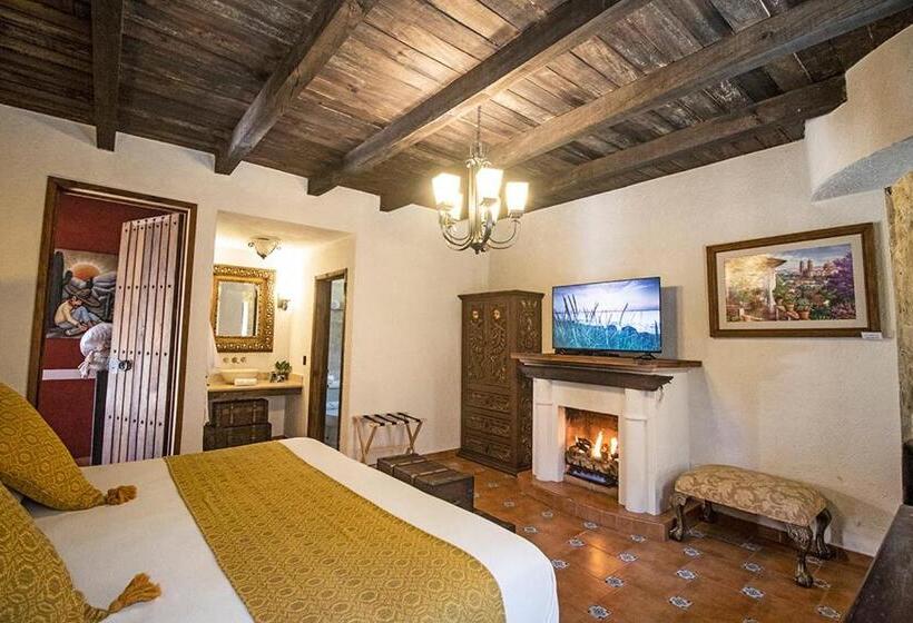 带大床的套房, Boutique Hacienda Caudillos
