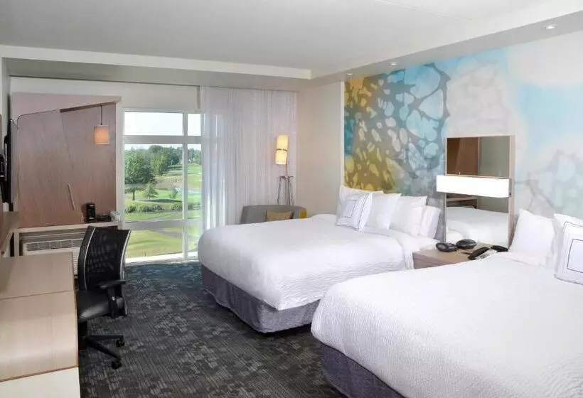 クイーンサイズベッドのスタンダードルーム, Courtyard By Marriott Youngstown Canfield
