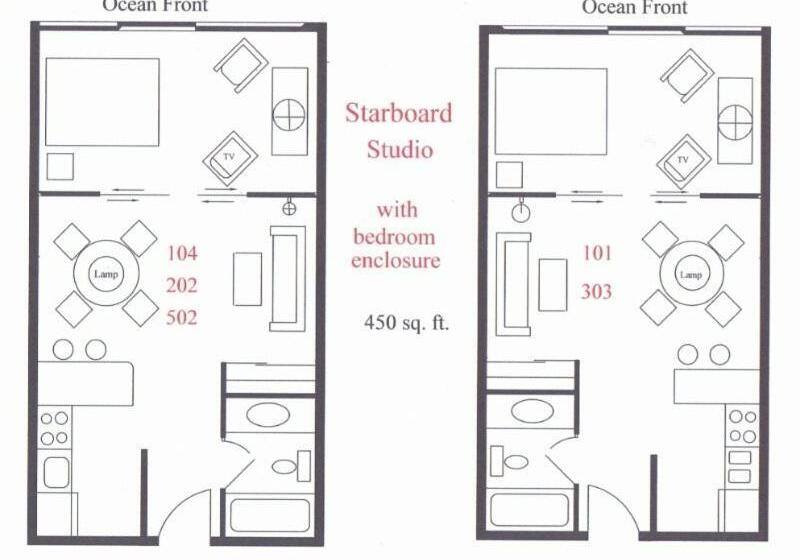 إستوديو ديلوكس مطل على البحر, Sea Club Iv Resort