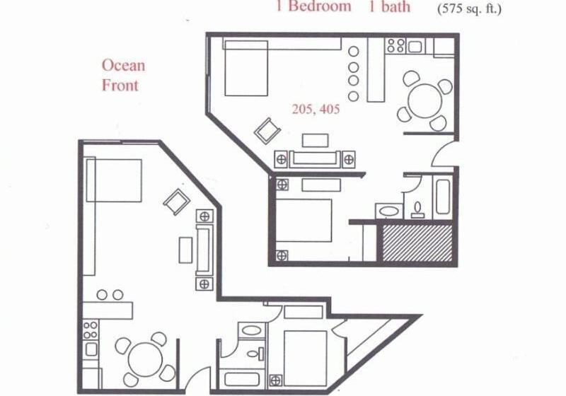 شقة غرفة واحدة مطلة على البحر, Sea Club Iv Resort