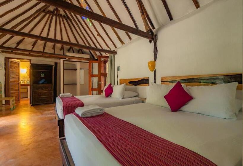 스탠다드 방갈로, Zomay Beachfront Holbox