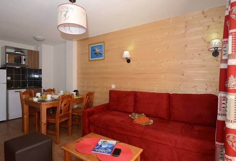 1ベッドルームアパートメント, Résidence Odalys L'Ours Blanc