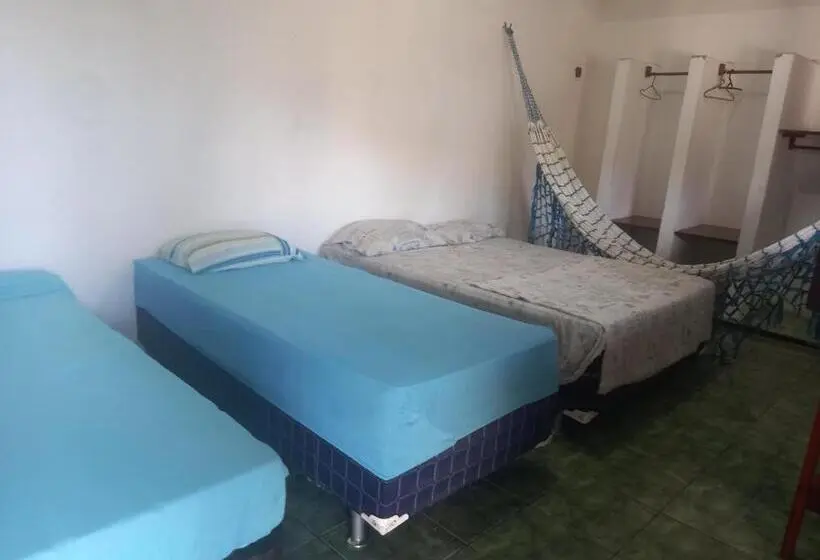 庭の見える1ベッドルームアパートメント, Paracuru Holaonda Wavehostel