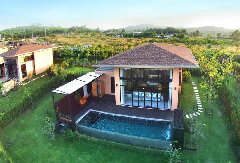 プール付き1ベッドルームヴィラ, The Private Pool Villas At Civilai Hill Khao Yai