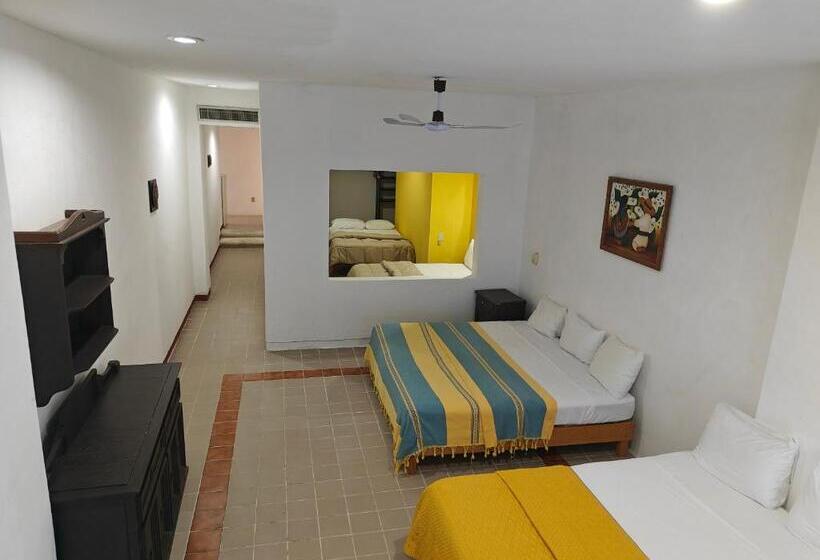 带1个卧室的带阳台的公寓, Plaza Huatulco Bungalows