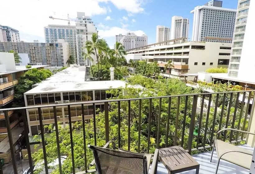 ２ダブルベッドのスタンダードルーム, Ohia Waikiki Studio Suites
