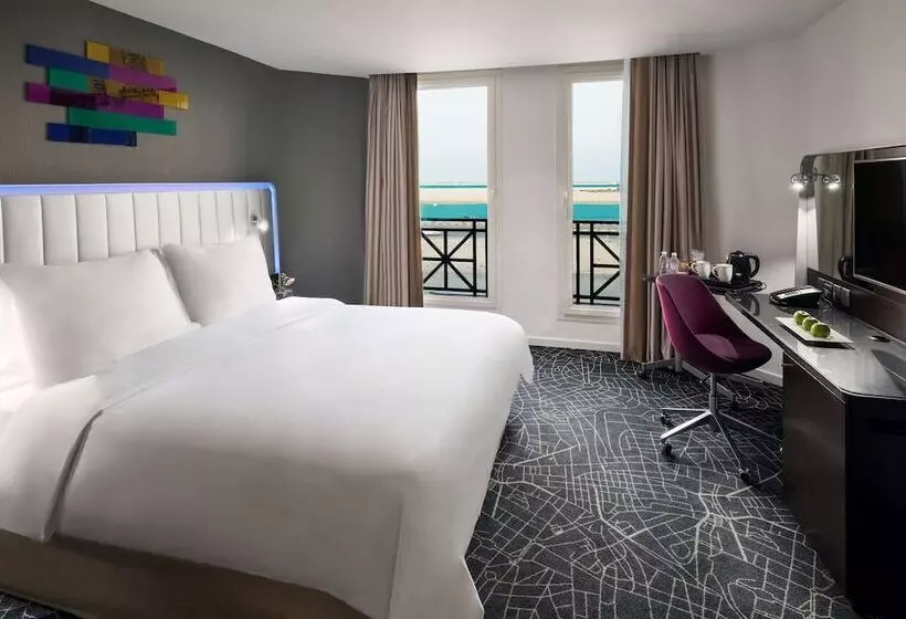 オーシャンビュースタンダードルームバルコニー付き, Park Inn By Radisson Dammam