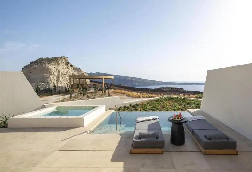 سوییت با چشم‌انداز دریا, Santo Mine Oia Suites