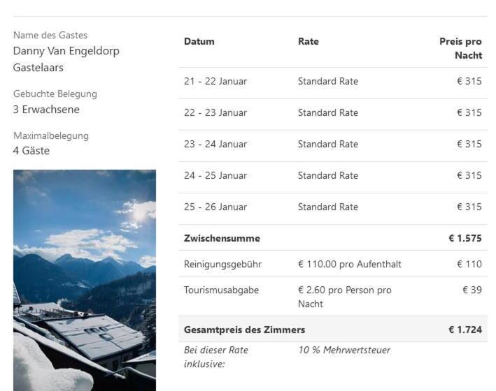 اتاق استاندارد, Garni Philipp