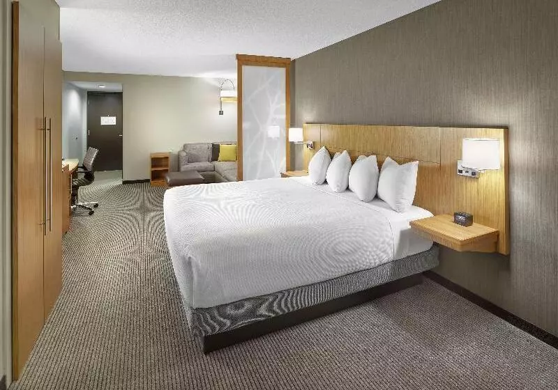 キングサイズベッドのスタンダードルーム, Doubletree By Hilton Edmonton Downtown