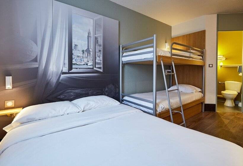 四人标准间, B&b Hotel Le Havre Harfleur 2