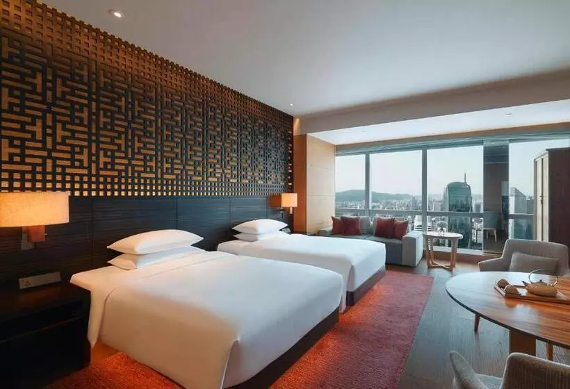 ２ダブルベッドのスタンダードルーム, Park Hyatt Guangzhou