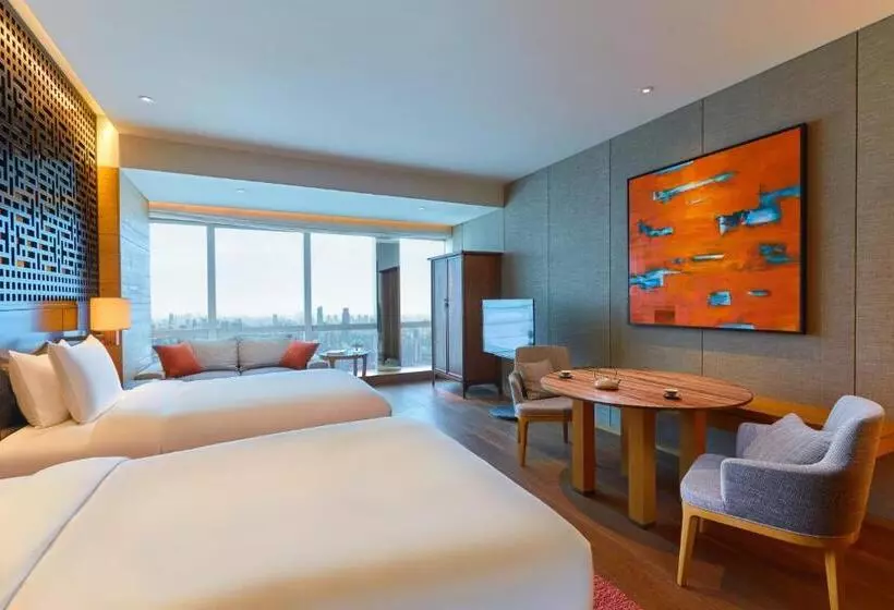 ２ダブルベッドのスタンダードルーム, Park Hyatt Guangzhou