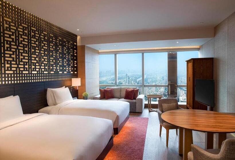 Номер Стандарт 2 Двуспальные Кровати, Park Hyatt Guangzhou