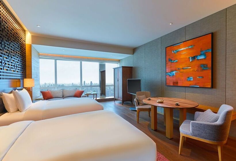 Номер Стандарт 2 Двуспальные Кровати, Park Hyatt Guangzhou