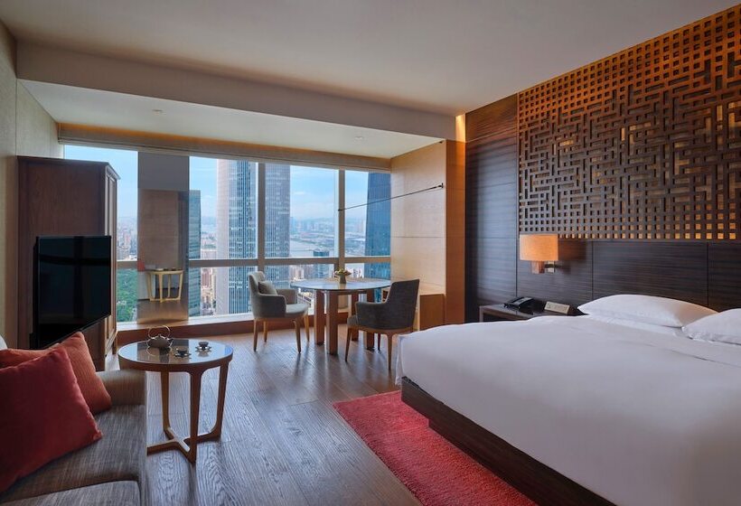 Номер Стандарт Двуспальная Кровать Вид на Парк, Park Hyatt Guangzhou