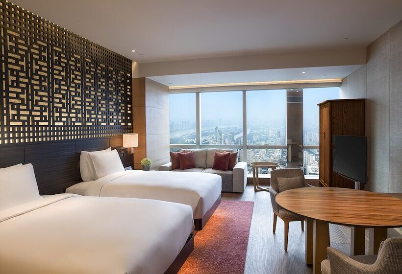 Номер Стандарт 2 Двуспальные Кровати, Park Hyatt Guangzhou