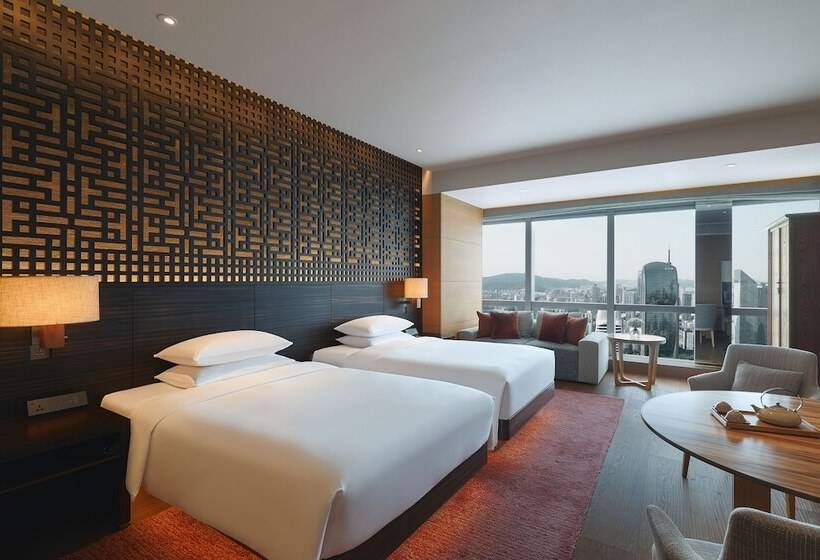Номер Стандарт 2 Двуспальные Кровати, Park Hyatt Guangzhou