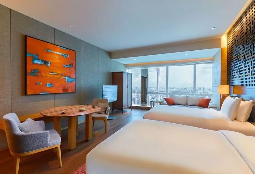２ダブルベッドのスタンダードルーム, Park Hyatt Guangzhou