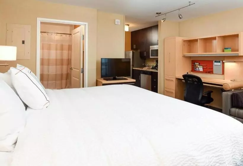 キングサイドベッドのスタンダードワンルーム, Towneplace Suites By Marriott Detroit Commerce