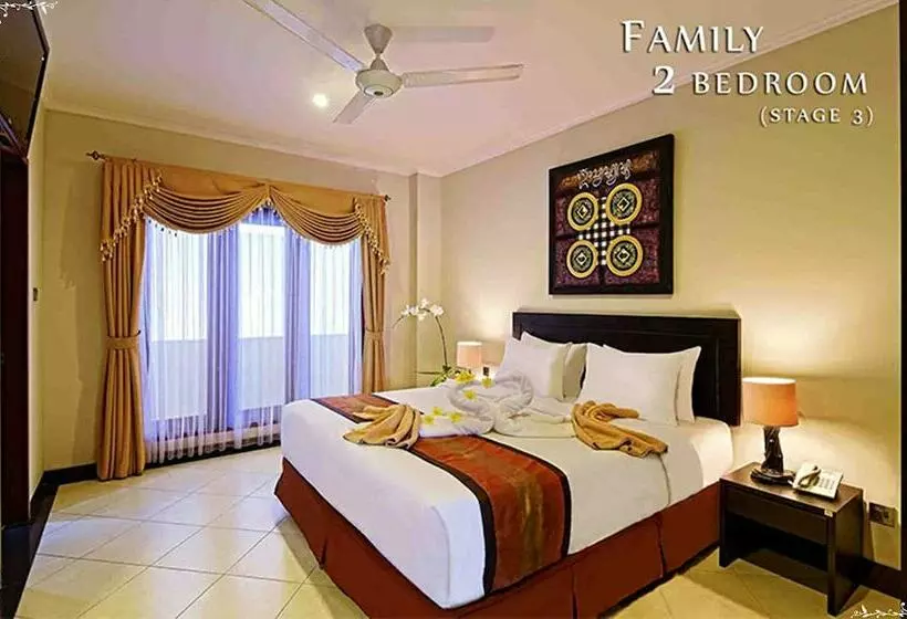 ２ベッドルーム家族用アパートメント, Kuta Townhouse Apartments