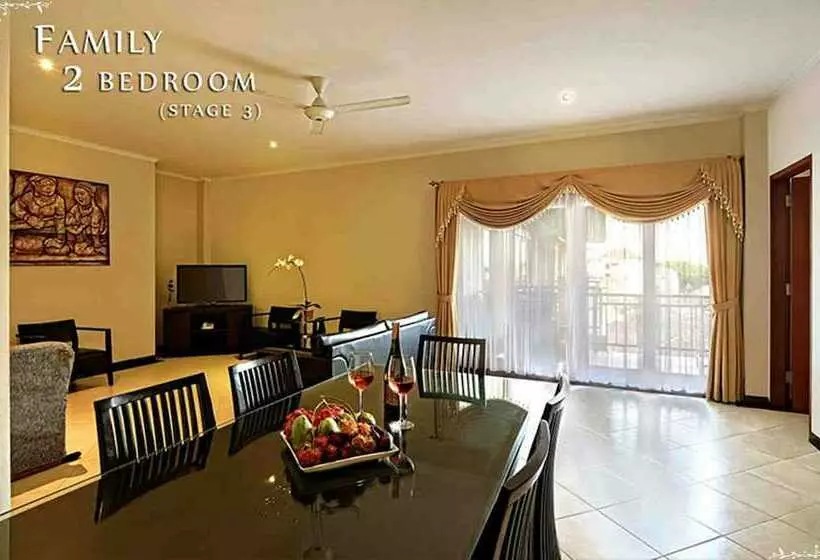 ２ベッドルーム家族用アパートメント, Kuta Townhouse Apartments