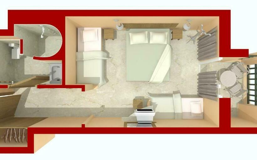 Четырехместный Номер Стандарт Вид на Сад, Club El Borj