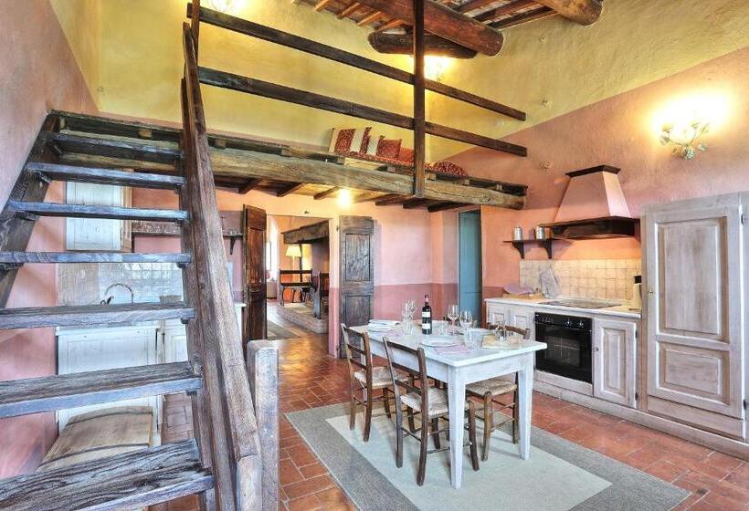 Апартаменты 1 Спальня Вид на Сад, Foresteria Il Giardino Di Fontarronco