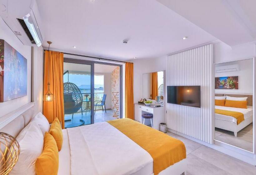 海景标准间带阳台, Jasmine Otel