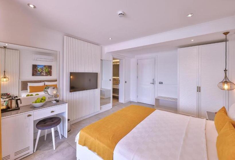 اتاق استاندارد با بالکن و چشم‌انداز دریا, Jasmine Otel