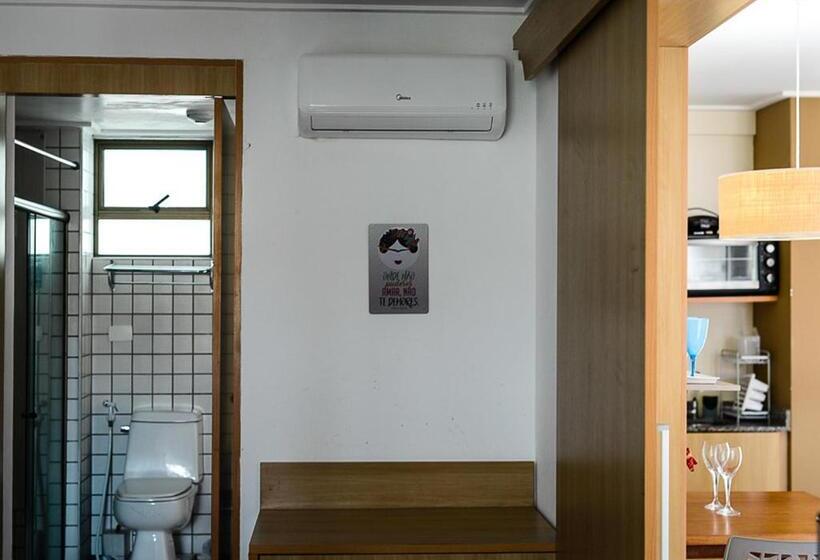 Апартаменты 1 Спальня с Балконом, Flat Beach Class Muro Alto 1107