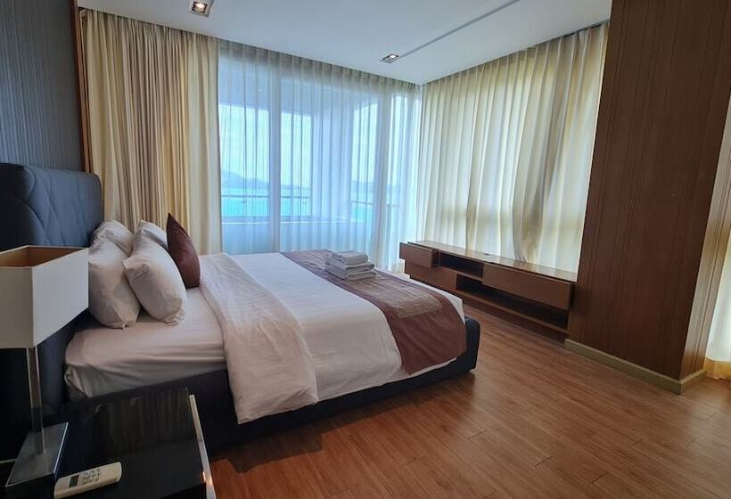 침실 3개 바다 전망 아파트, The Privilege Residence