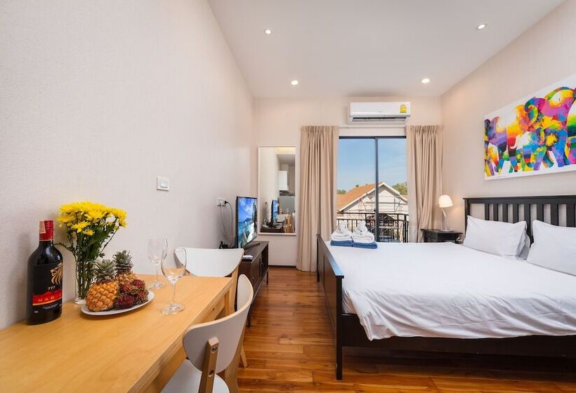 شقة ديلوكس غرفة واحدة, The Title Condo By Tropic Look