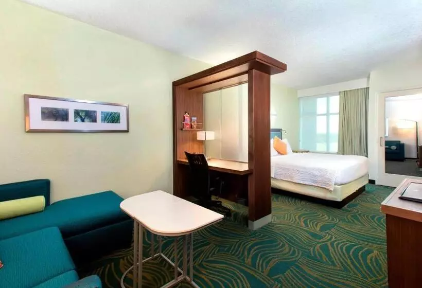 キングサイズベッドのスイートルーム, Springhill Suites By Marriott Orlando At Flamingo Crossings Town Center Western Entrance