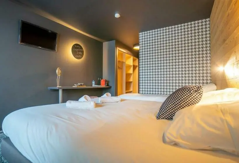 اتاق استاندارد سه نفره, Hôtel Le Cristal Lodge   Terresens