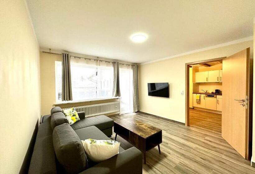 침실 1개 발코니 아파트, Pension Hubertus