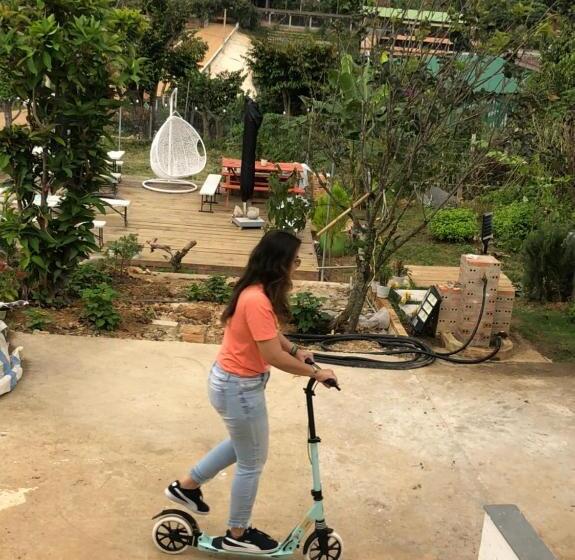 اتاق خانوادگی با چشمانداز باغ, Dong Thanh Ecolodge Homestay