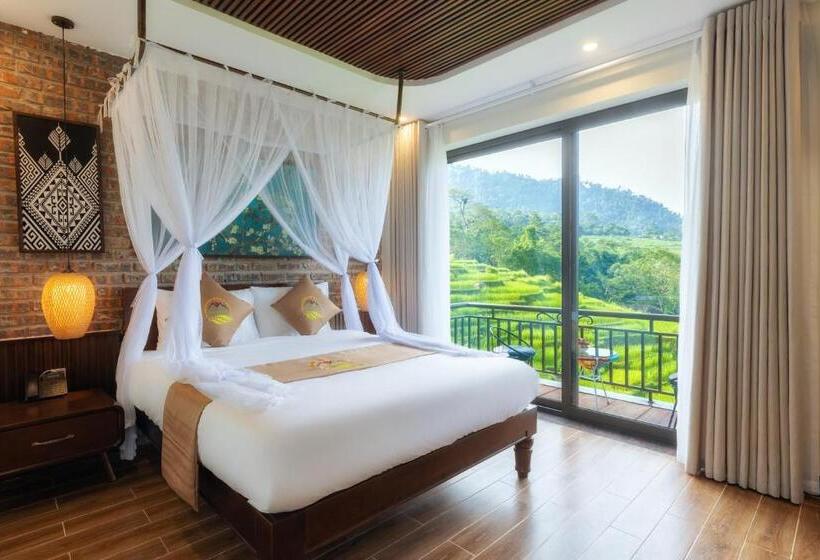 اتاق استاندارد با چشم‌انداز کوهستان, Central Hills Puluong Resort