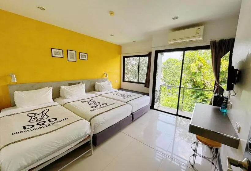 اتاق استاندارد سه تخته با چشمانداز باغ, Ideo Phuket Hotel Sha Extra Plus