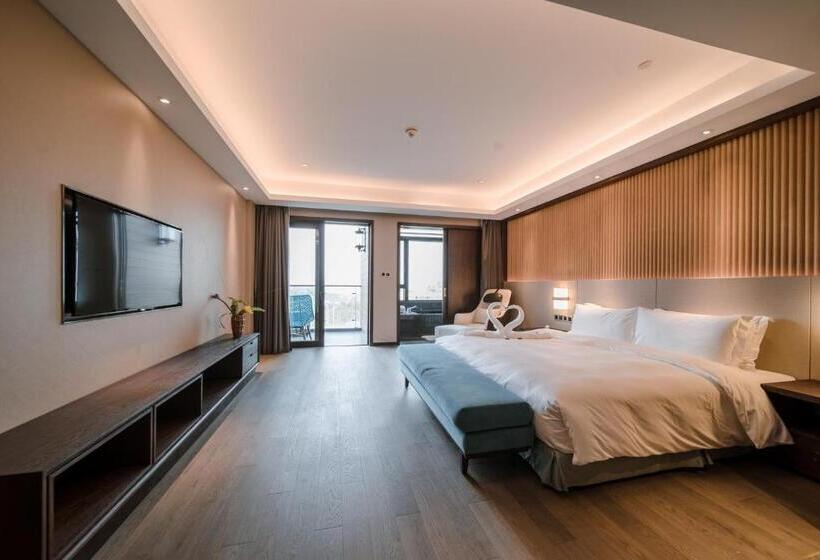 Номер Deluxe Кровать Кинг, G Luxe By Gloria Taimei Suzhou